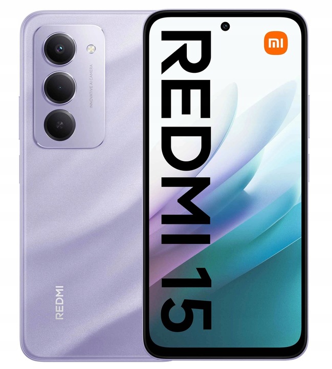 Smartphone Xiaomi Redmi 15 4G 8/256GB Dual SIM NFC Fialový Dusk Purple
