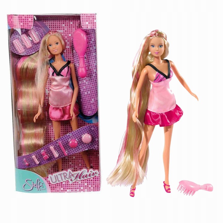 STEFFI Panenka Dlouhovlasá HRAČKA Pro Holčičku 6 LET Panenky Panenka Lala