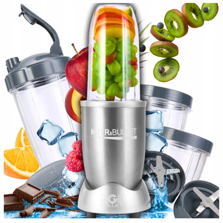 Stolní mixér kapsel.mk BLENDER KIELICHOWY SMOOTHIE DUŻY 900 W stříbrný/šedý