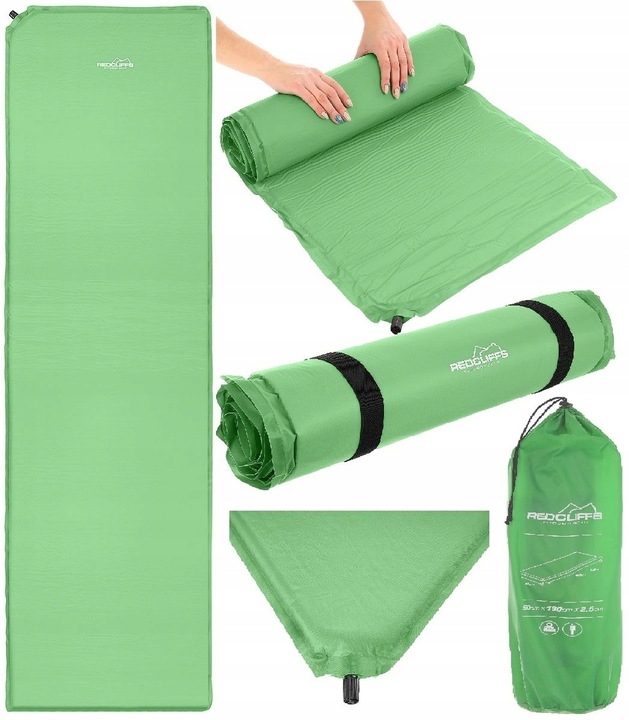 SAMONAFUKOVACÍ PODLOŽKA TURISTICKÁ KEMPINGOVÁ MATRACE 180x50CM POTAH