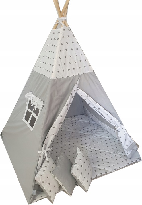 Stan pro děti TIPI WIGWAM 3 polštáře, podložka