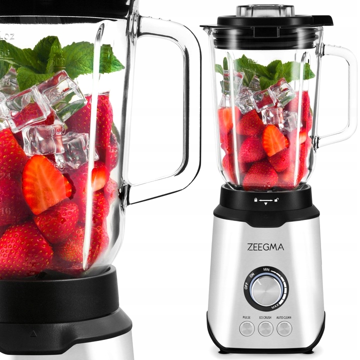 Stolní mixér Oficjalny sklep Faneo Wielofunkcyjny blender kielichowy 1,75L 1600W 1600 W stříbrný