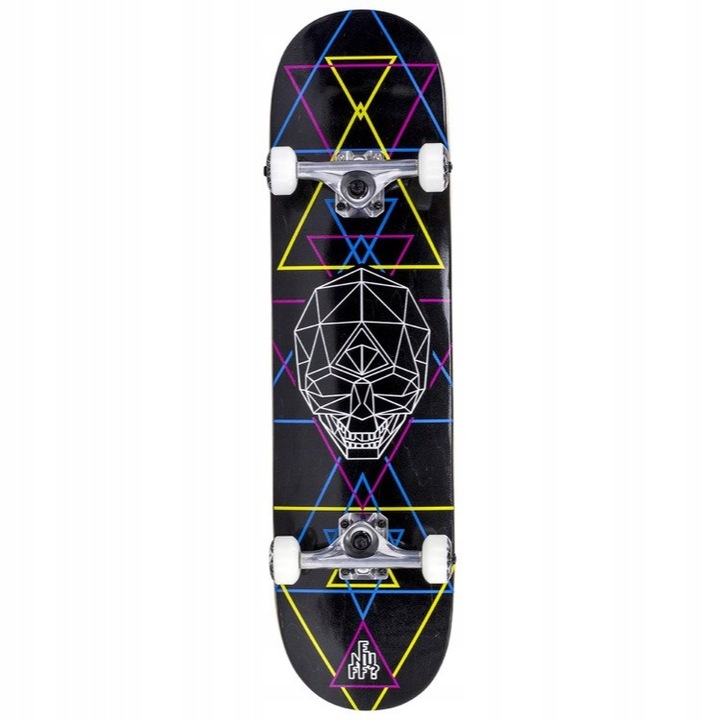 Skateboard ENUFF GEO SKULL COMPLETE Black 8,0"