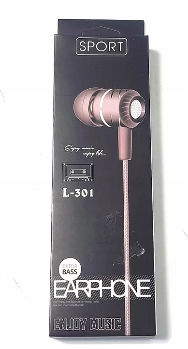 Sluchátka do uší sport L-301