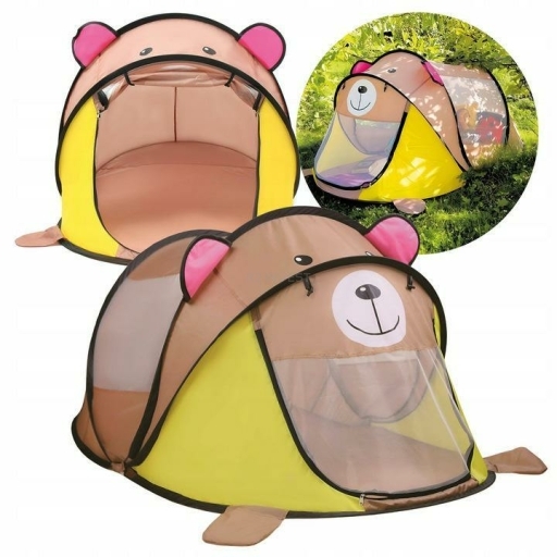 STAN PRO DĚTI SAMOROZKLÁDACÍ PLÁŽOVÝ ZAHRADNÍ ZÁKLAD PRO DĚTI MEDVÍDEK