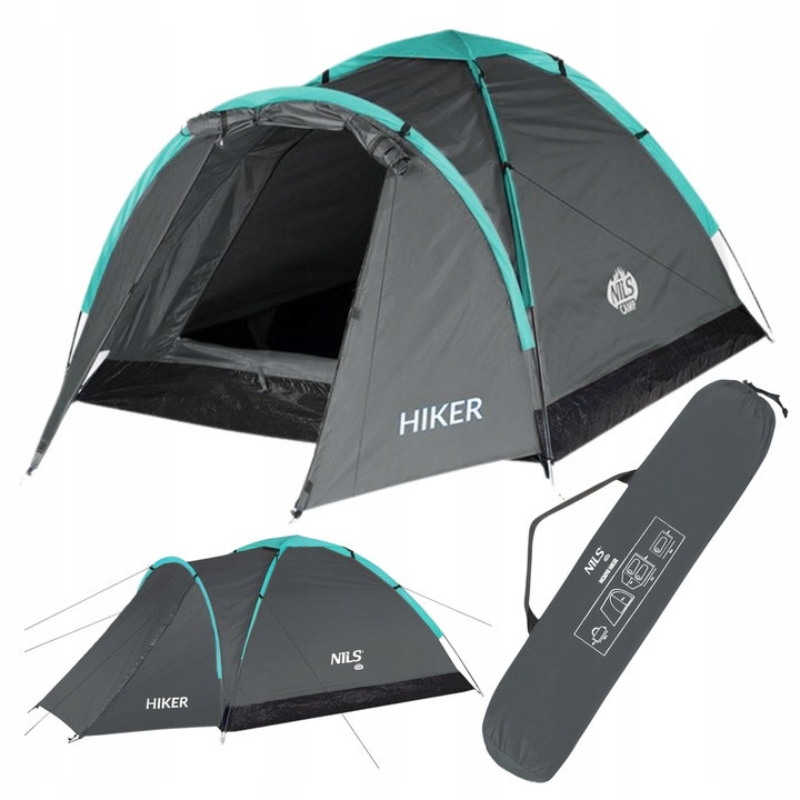 Stan turistický stan pro 2 osoby, voděodolný + Obal Nils Camp