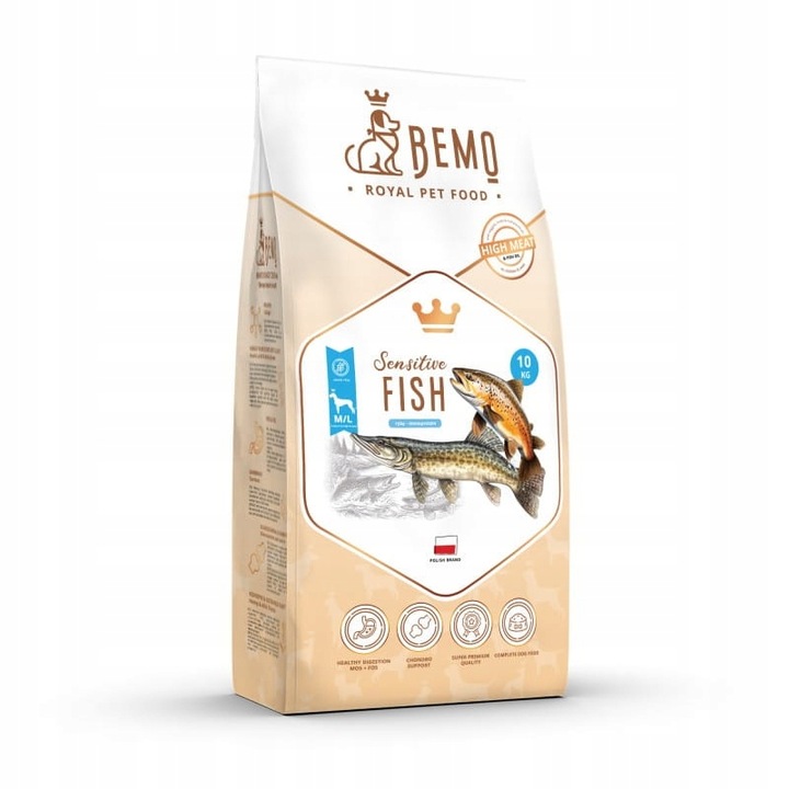 Suché krmivo BEMO Sensitive Ryba středních a velkých plemen 10 kg