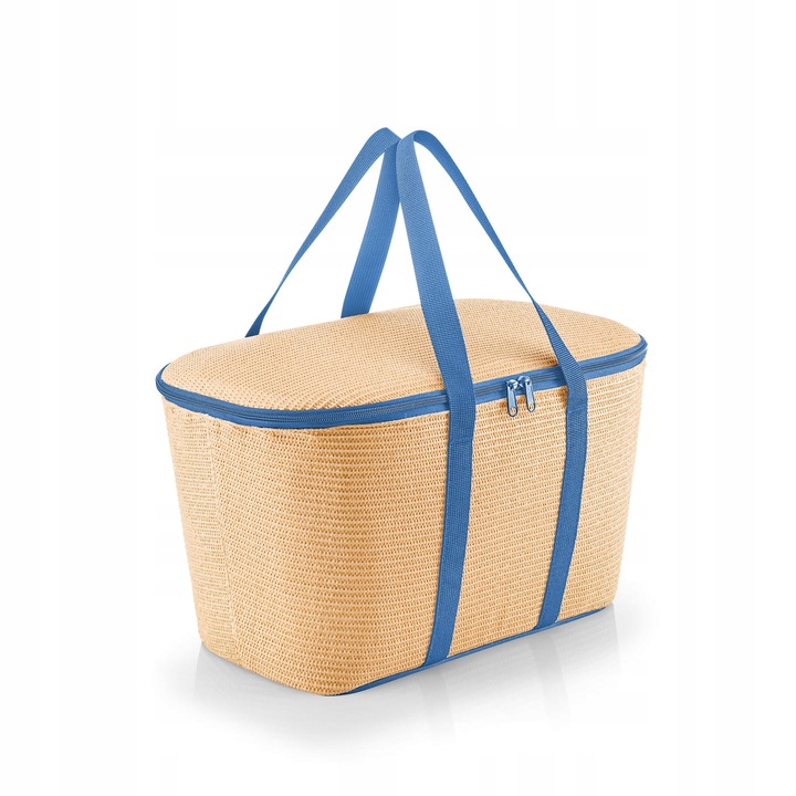 Taška COOLERBAG, raffia modrá, Reisenthel AKCE