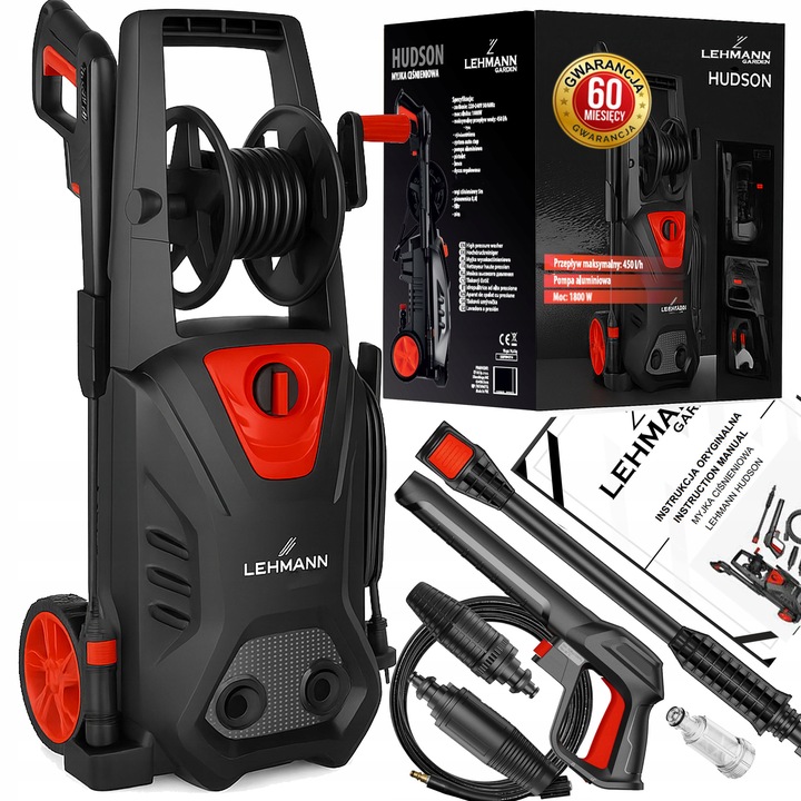 TLAKOVÁ MYČKA 260 BAR SAMONASÁVACÍ PUMPA HLINÍKOVÁ TRYSKA TURBO SADA PRO