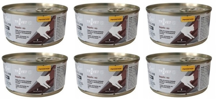 Trovet Cat Hepatic HLD - 6 plechovek 100 g