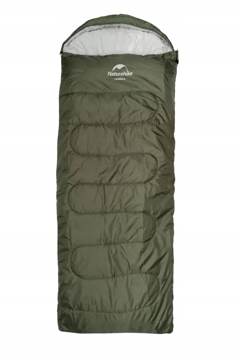 Turistický spací pytel Naturehike Y150L NH21MSD08 Green pravý