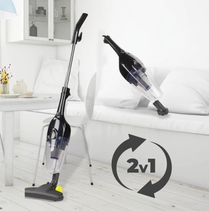 Tyčový vysavač Vitapur StormVacuum černý ALLEGRO