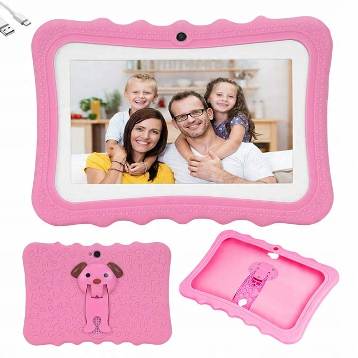 Tablet Bedee Tablet Edukacyjny 7 Cali 7" 2 GB / 32 GB růžový