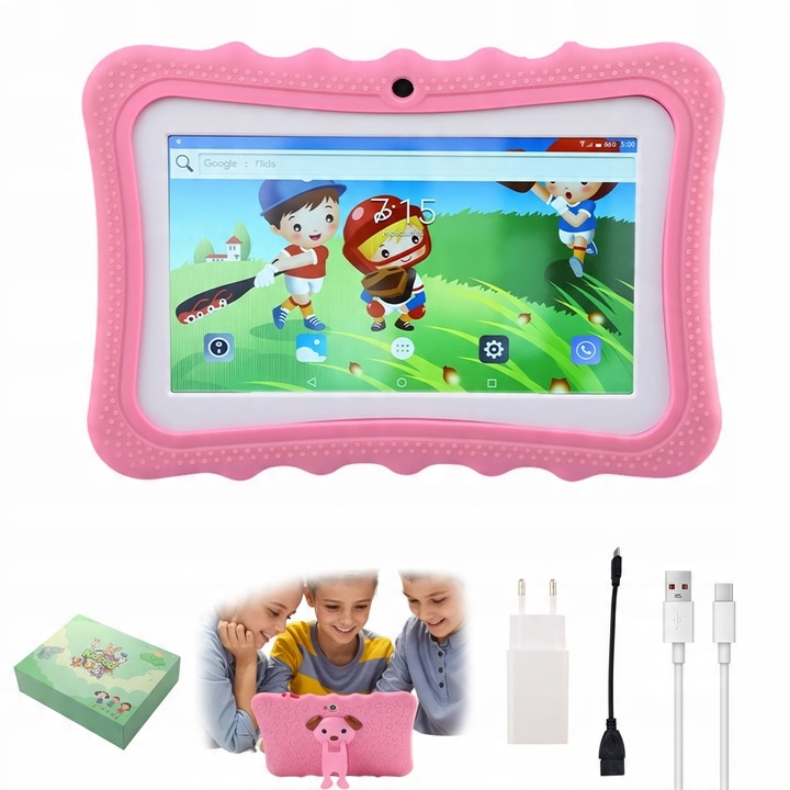 TABLET PRO DĚTI 7" VZDĚLÁVACÍ HRAČKY ANDROID WIFI 2/32 GB