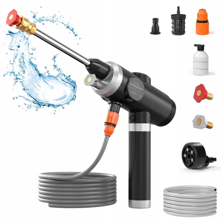 Tlaková myčka vodní pistole na mytí auta sada na čištění wapky