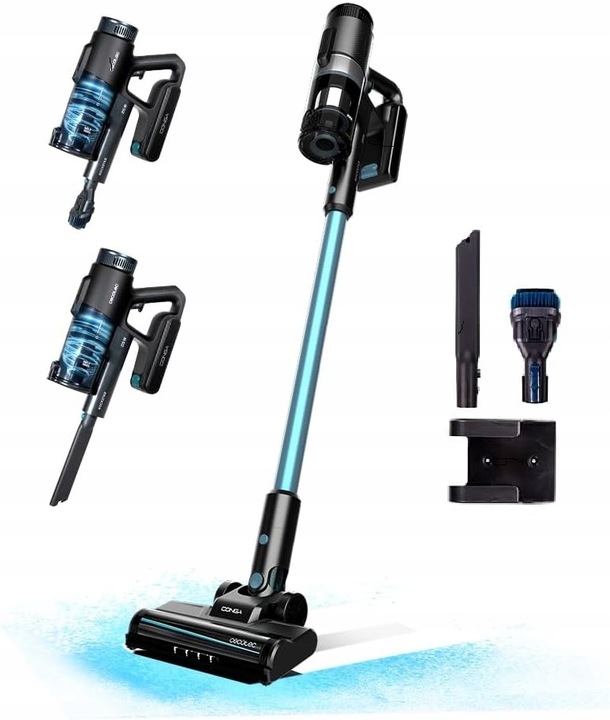 Tyčový vysavač Cecotec Conga RockStar Deepclean Wet černý