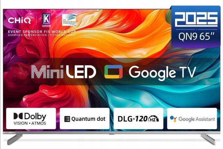 Televizor CHiQ M65QN9G Mini LED 65"" 4K Ultra HD Google TV Wi-Fi HDR