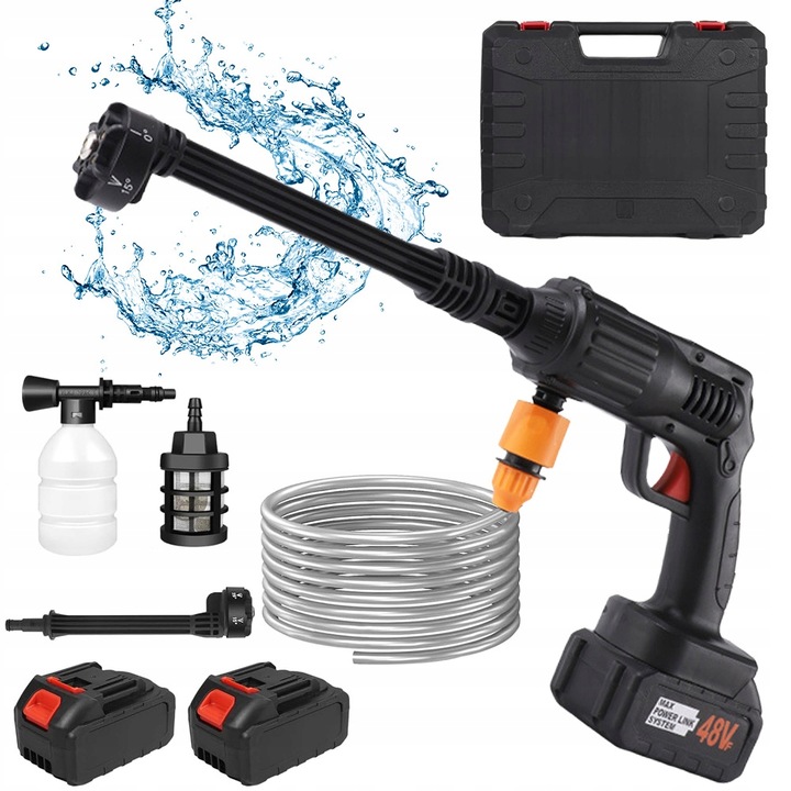 TLAKOVÁ MYČKA NA VODU AUTOMATICKÁ VYSOKOTLAKÁ 2400 ML 435 PSI