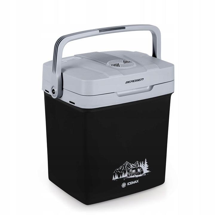 TURISTICKÁ LEDNIČKA BERDSEN ICEMAX 26 L, REŽIM ECO, ČERNÁ SLEVA