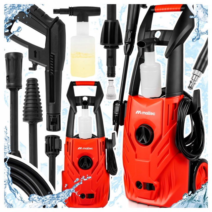 TLAKOVÁ MYČKA MalTec KOMPAKTNÍ SAMOSACÍ HLINÍKOVÉ ČERPADLO VÝKONNÁ TURBO