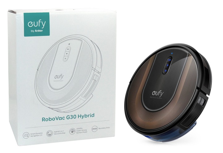 Uklízecí robot Eufy RoboVac G30 Hybrid černý