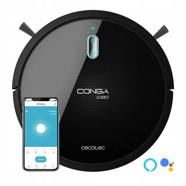 Uklízecí robot Cecotec Conga 1090 Connected Force černý