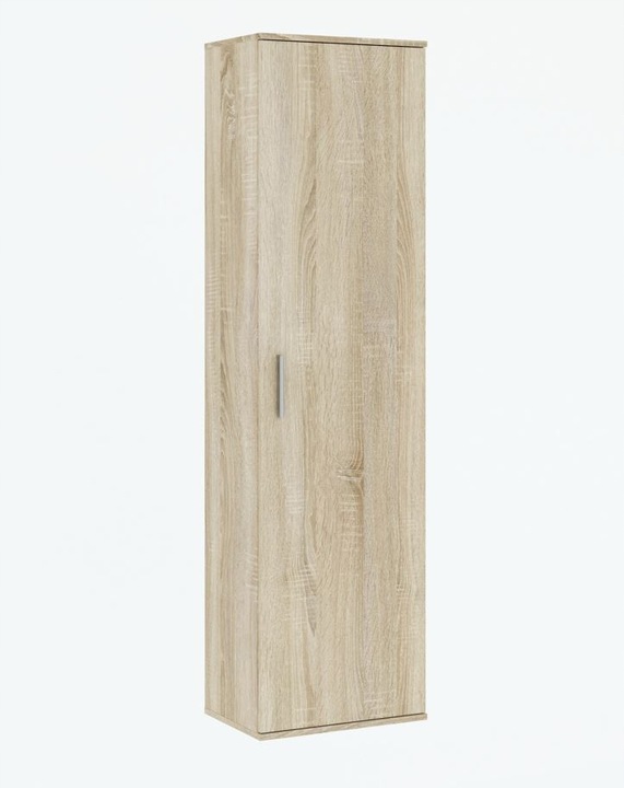 Úzká šatní policová skříň 50 cm SAVOY - dub sonoma AKCE