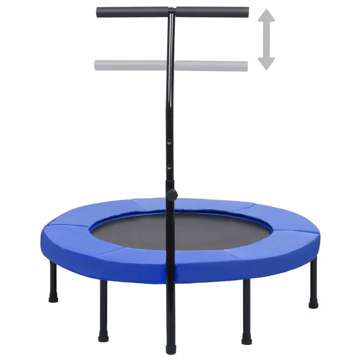vidaXL Fitness trampolína, rukojeť a bezpečnostní krytka, 102 cm