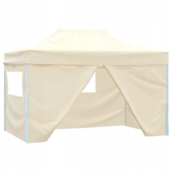vidaXL Profesionální skládací stan, 4 stěny, 3x4 m, ocel