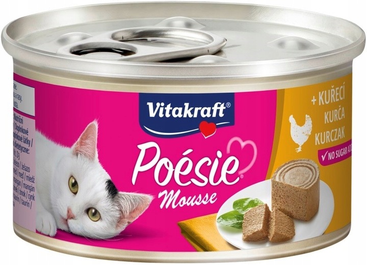 VITAKRAFT POESIE mokré krmivo pro kočky kuře 85 g