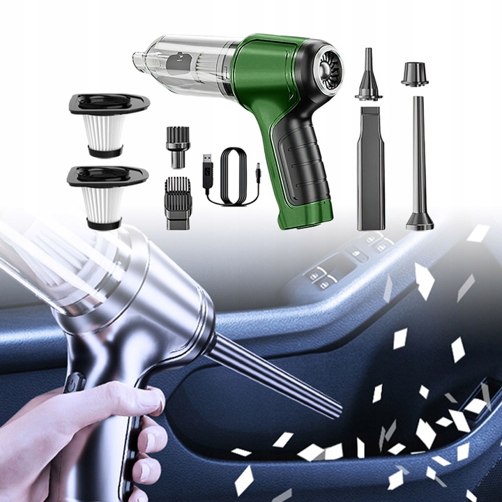 Vysavač IEUDNS-52058712 Mini Car Vacuum zelený