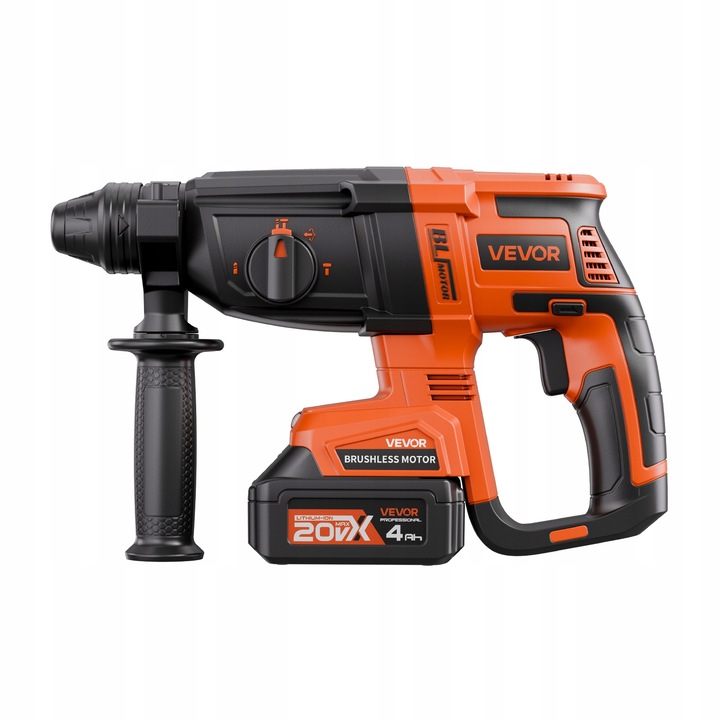 VEVOR Akumulátorová Příklepová Vrtačka 3J 20V 28MM Ergonomická Rukojeť