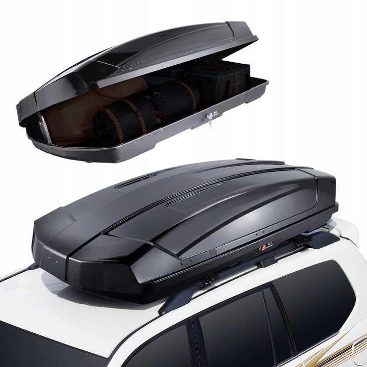 VEVOR Střešní nosič Box ABS Auta 488L 2045x917x389mm SLEVA