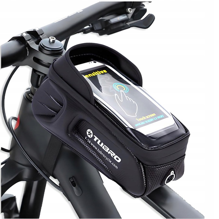 VODĚODOLNÁ CYKLISTICKÁ BRAŠNA SÁČEK NA RÁM TELEFON POUZDRO 1L prostorná