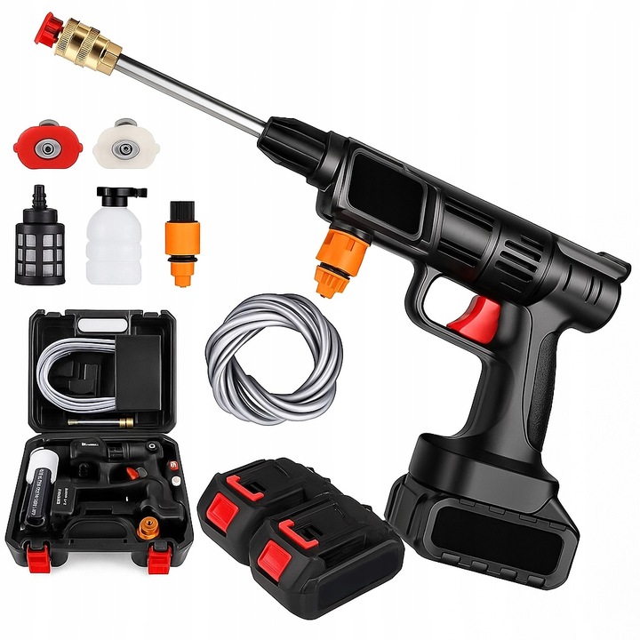 VÝKONNÁ AKUMULÁTOROVÁ TLAKOVÁ MYČKA 48VF 2xAKU MULTIFUNKČNÍ SADA