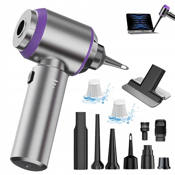 Vysavač Domácí automobilový Akumulátorový bezsáčkový 100W 15KPa