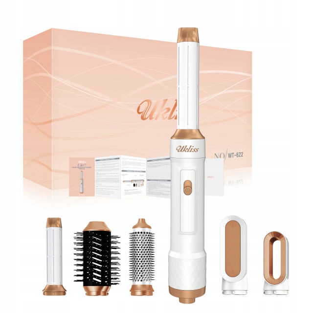 VYSOUŠEČ VLASŮ UKLISS WT-622 6V1 PRO STYLING VLASŮ SE 6 NÁSTAVCI