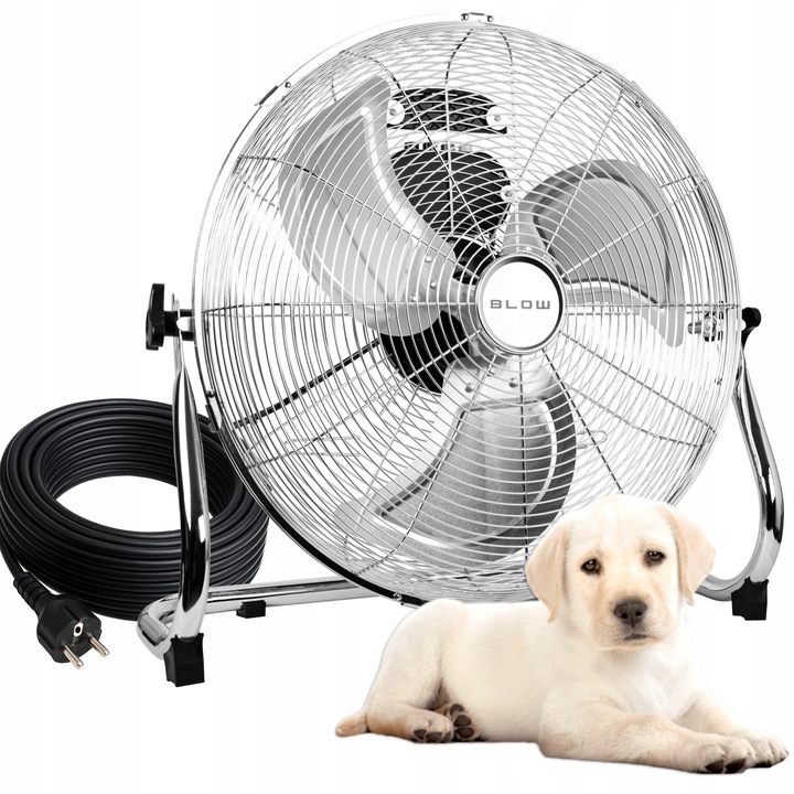 VELKÝ VENTILÁTOR PODLAHOVÝ CIRKULÁTOR DOMÁCÍ PRŮMYSLOVÝ VĚTRÁČEK VÝKONNÝ 200W