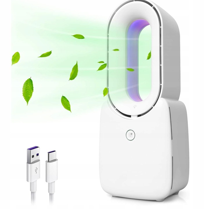 VENTILÁTOR VĚTRÁK BEZDRÁTOVÝ STOLNÍ STOJANOVÝ 2500 mAh
