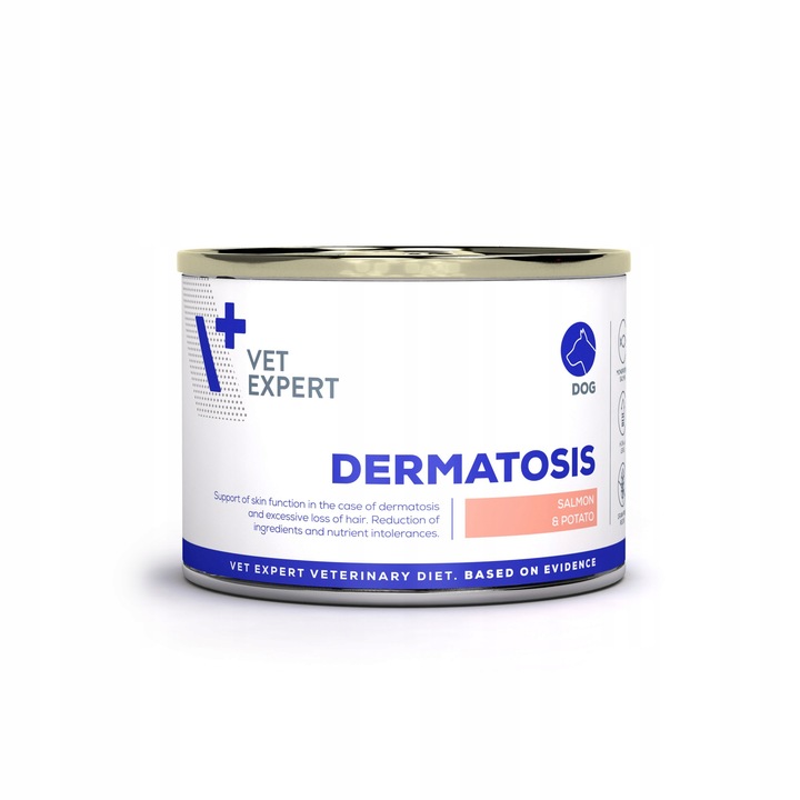 VET EXPERT DERMATOSIS DOG SALMON&POTATO 200g Eliminační alergie na dermatologii