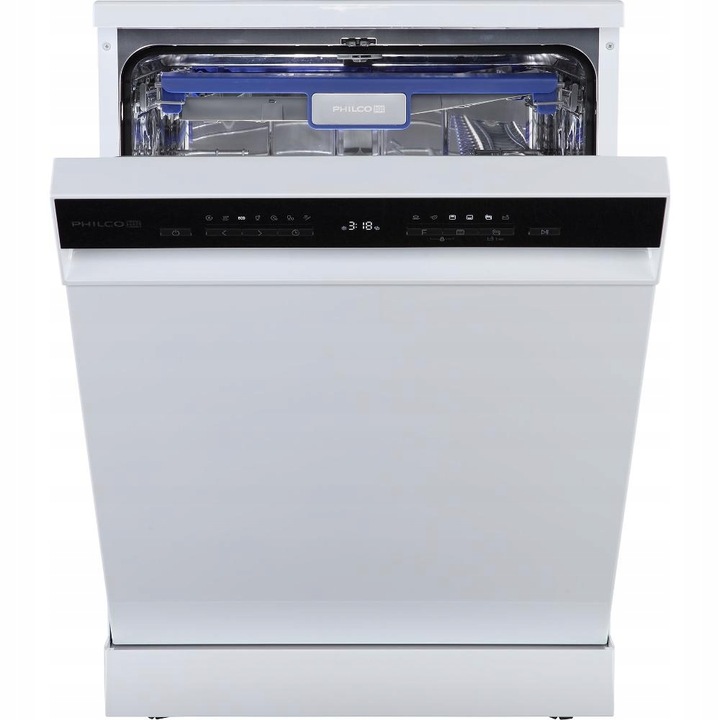 Volně stojící myčka nádobí 8 prahů 14 kompl. 60 cm Aquastop Philco PD 1468DOW VÝPRODEJ
