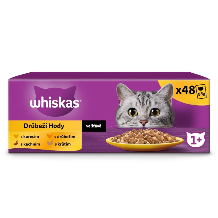 Whiskas krmivo mokré kuře 4,08 kg