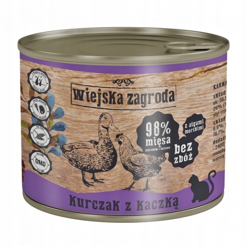 Wiejska Zagroda Chutné kuře s kachnou 200 g