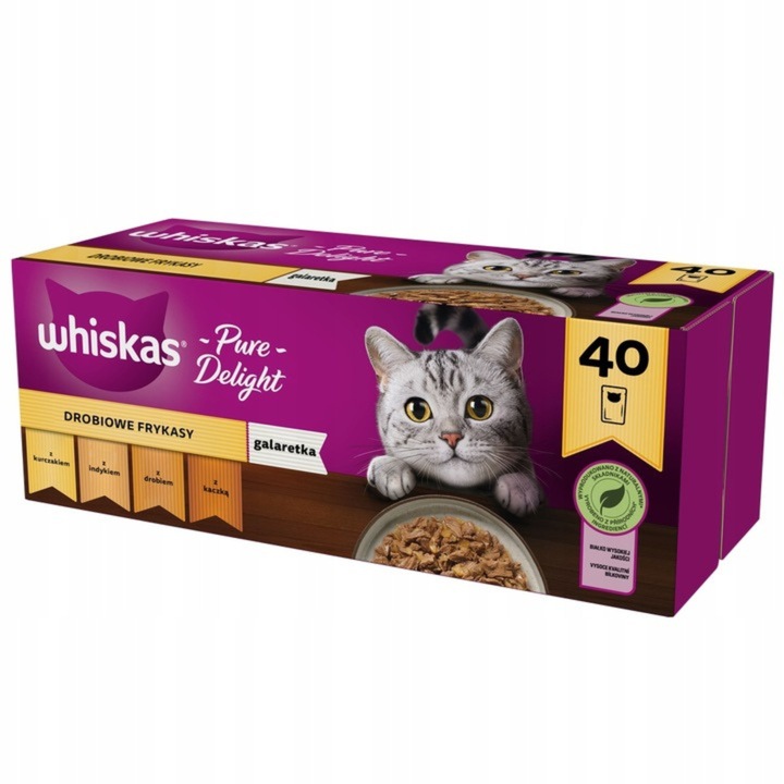Whiskas Mokré krmivo pro kočky MIX CHUTÍ 40x85 g LEVNĚ