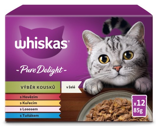 Whiskas mokré hovězí krmivo 4,08 kg