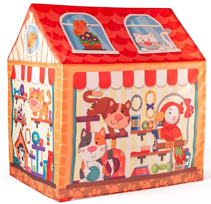 Woody Dětský stan domeček - Pet Shop