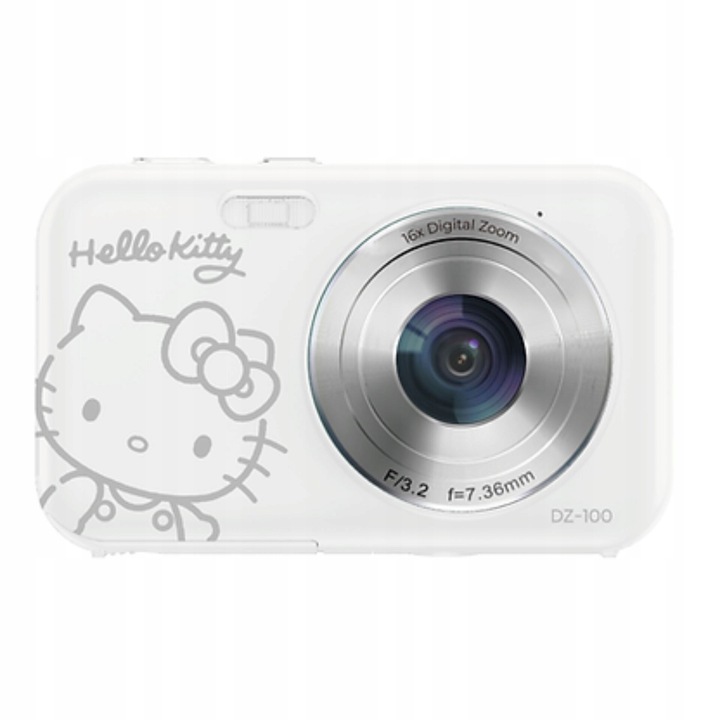 Yashica DZ-100 x Hello Kitty Digital Camera (bílá)