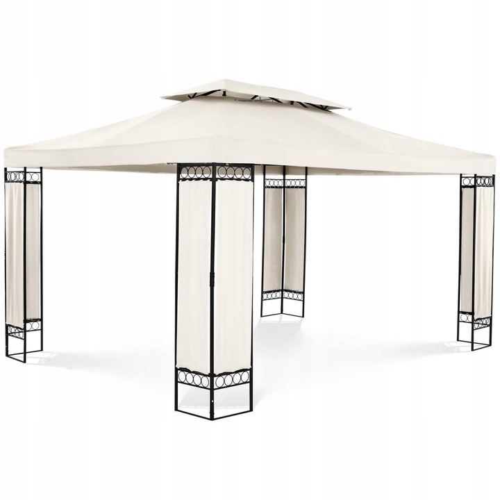 ZAHRADNÍ ALTÁN - 3 X 4 M - 160 G/M² - BÉŽOVÝ
