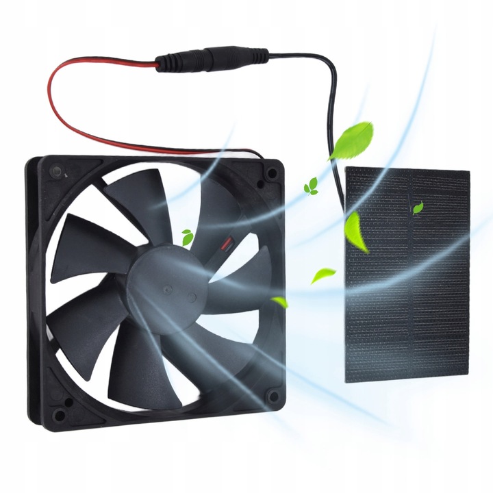 ZEWNĘTRZNY PANEL SOLARNY WENTYLATOR 5V 3W