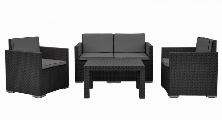 Zahradní nábytek polyratan MALIBU sada 4 ks + polstry nejlevnější